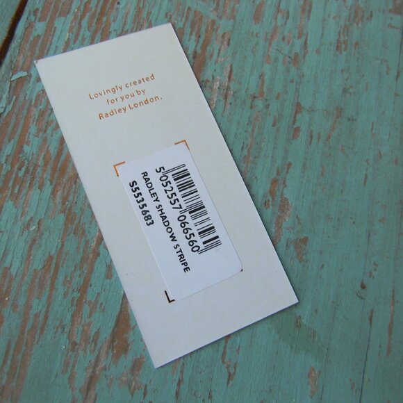 RADLEY London Smooth PINK Leather Shadow Stripe CLUTCH Wallet Scottie LARGE - Picture 9 of 9